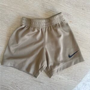 Nike Toddler Tan mesh athletic shorts, 2T